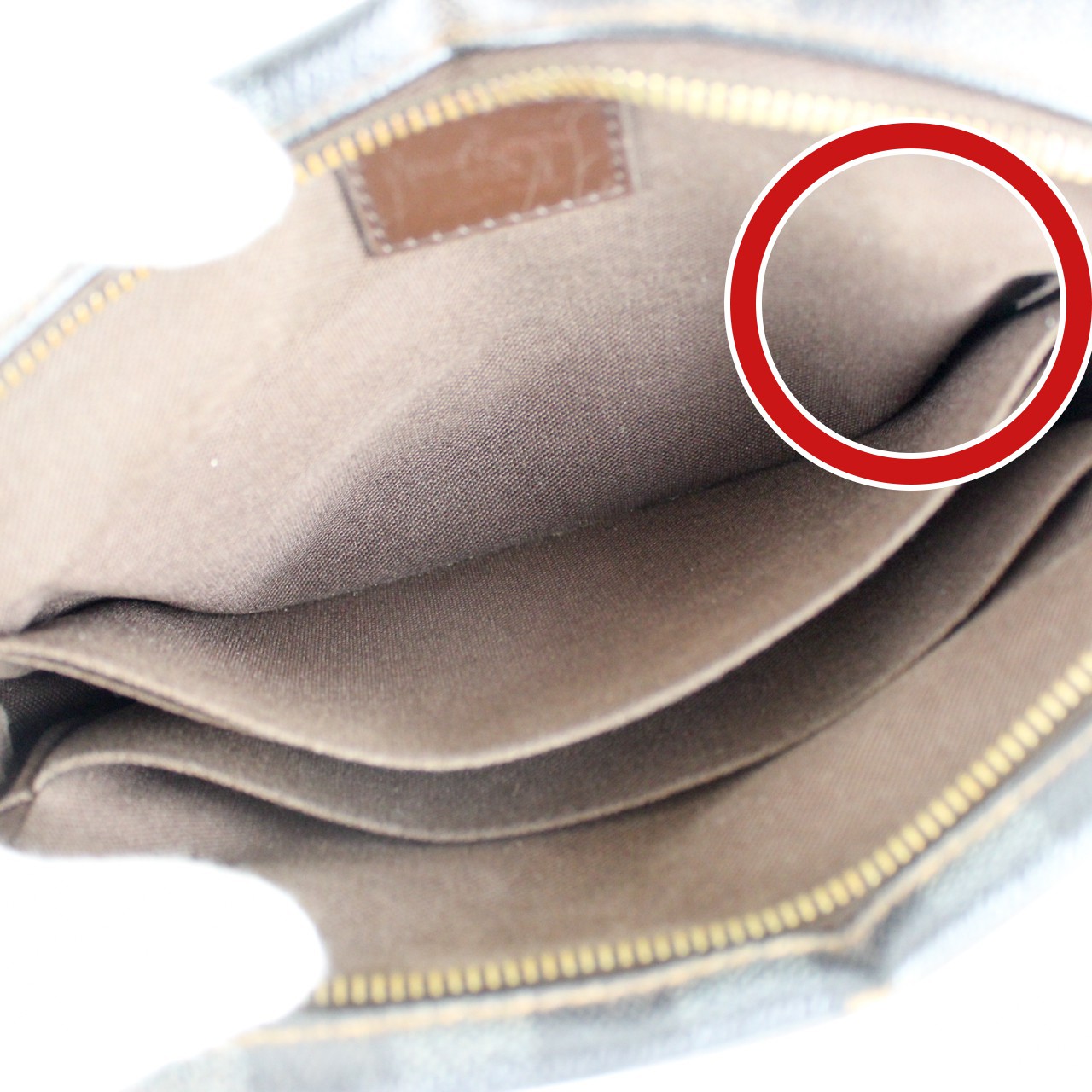 ルイヴィトン ダミエ ポシェット・ビエ・マカオ N61739 デートコード2