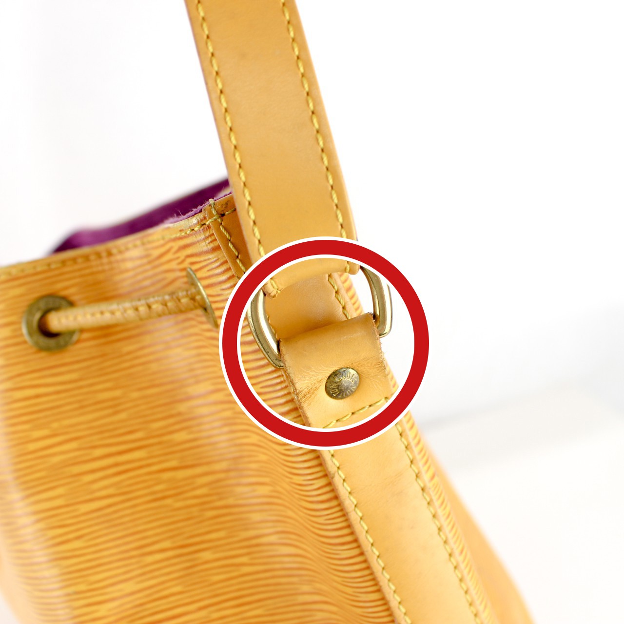 ルイヴィトン エピ プチノエ タッシリイエロー M44109 デートコード1