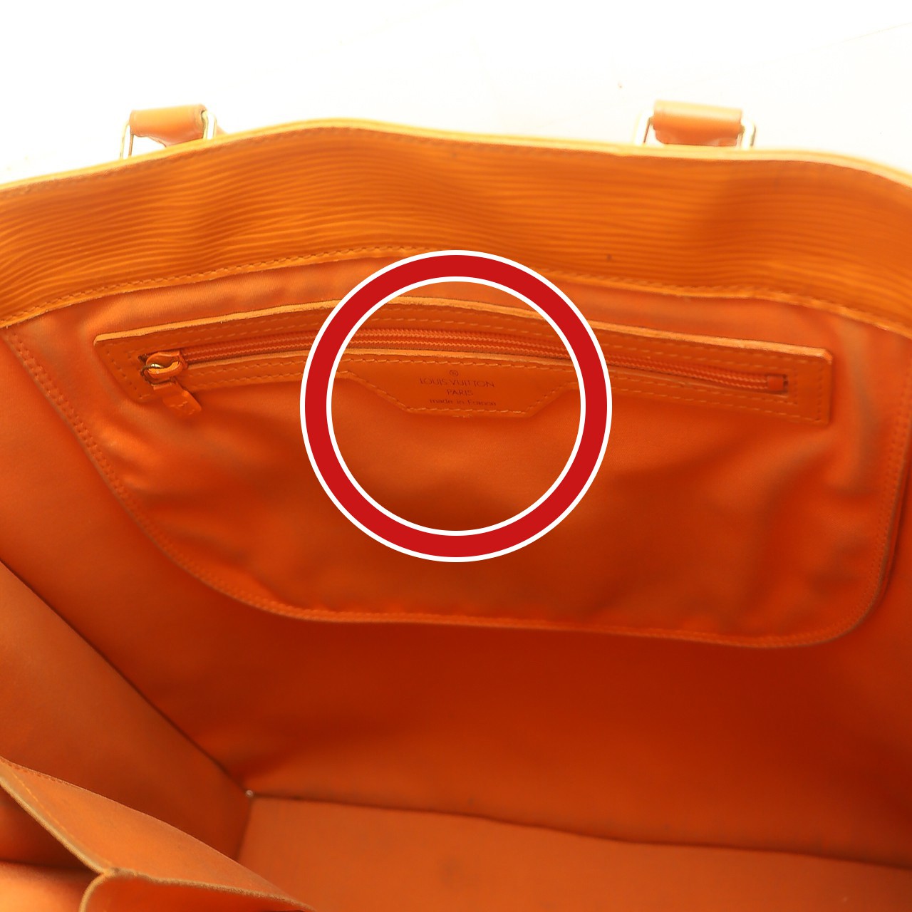 ルイヴィトン エピ サック・プラ マンダリンオレンジ M5908H デートコード1